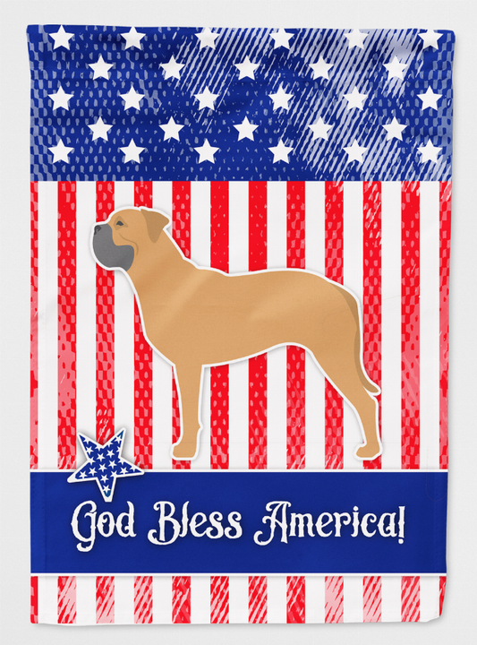 USA Patriotic Dog Breed Themed Flag Canvas