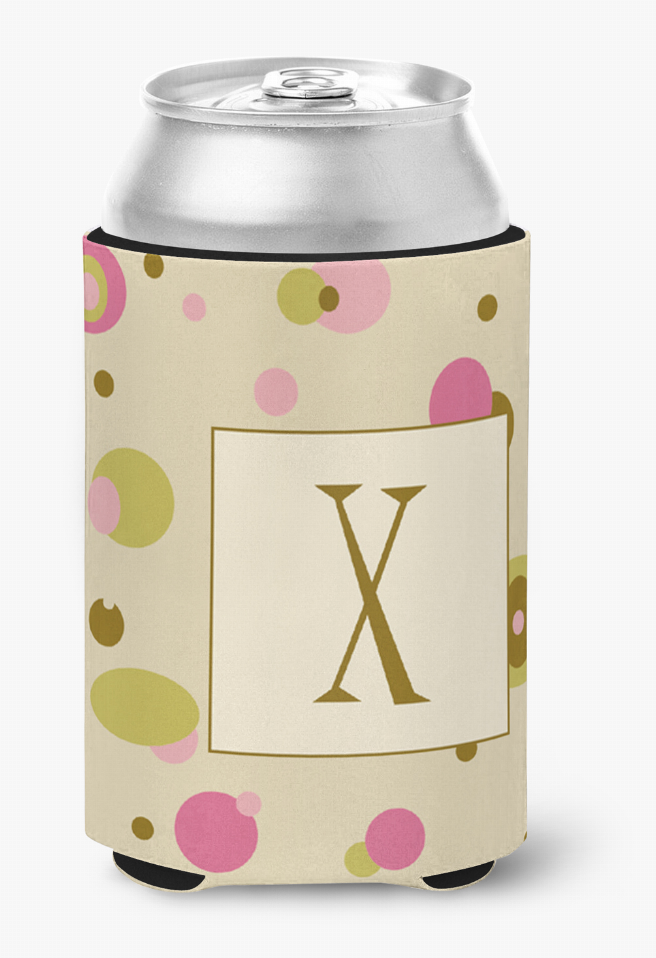 Monogram Letter Can or Bottle Hugger