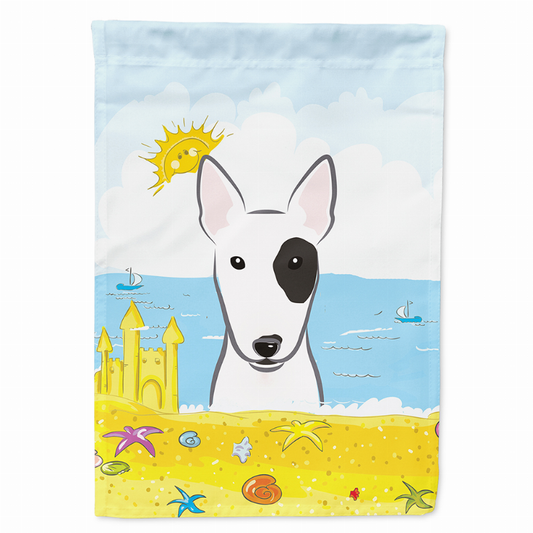 Summer Beach/Dog Breed Flag Canvas