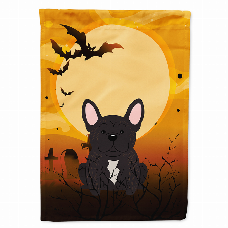 Halloween/Dog Breed Themed Flag Canvas