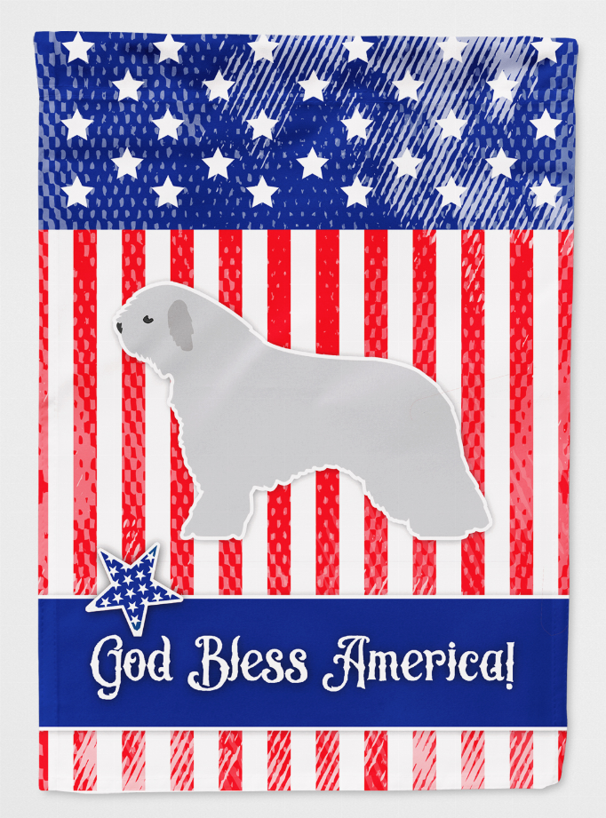 USA Patriotic Dog Breed Themed Flag Canvas