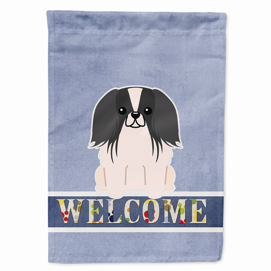 Welcome/Dog Breed Flag Canvas