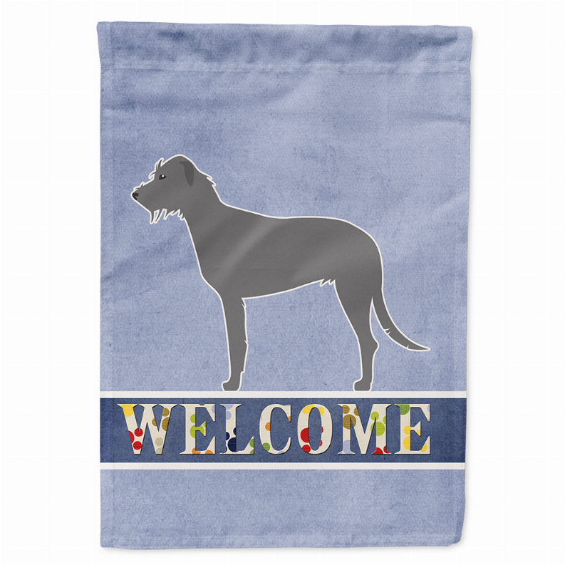 Welcome/Dog Breed Flag Canvas