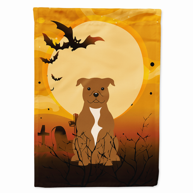 Halloween/Dog Breed Themed Flag Canvas