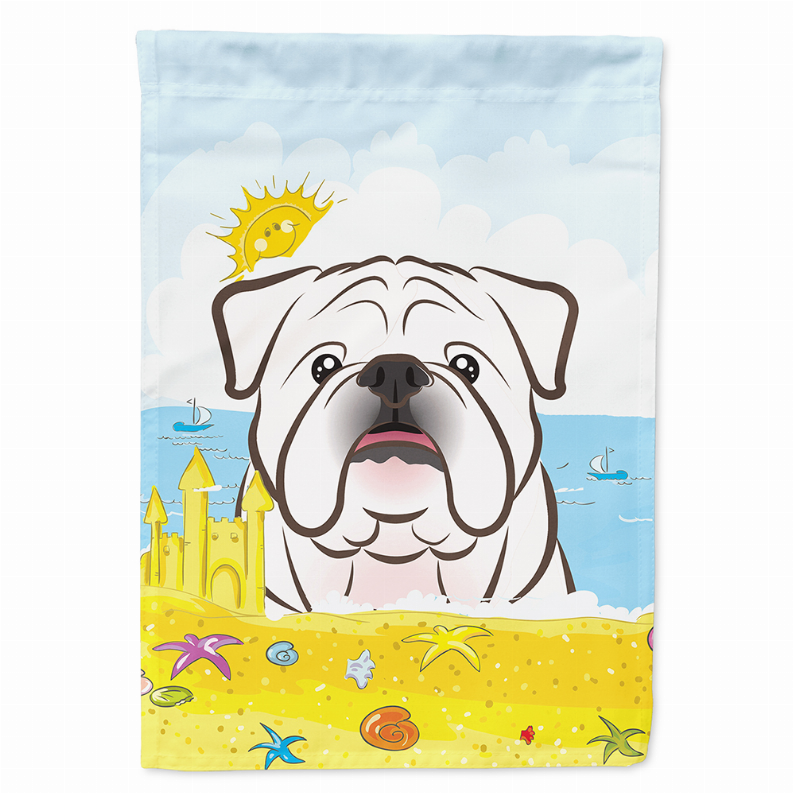 Summer Beach/Dog Breed Flag Canvas