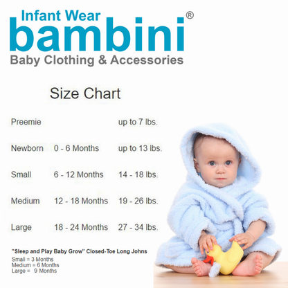 Bambini Long Sleeve Onezie 6 Pack