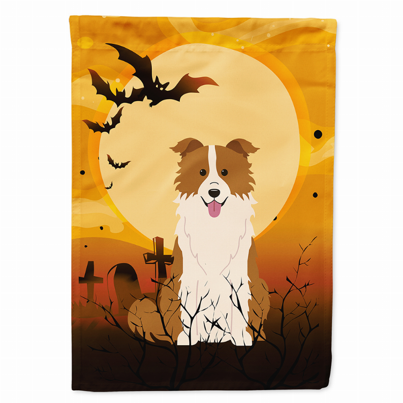 Halloween/Dog Breed Themed Flag Canvas