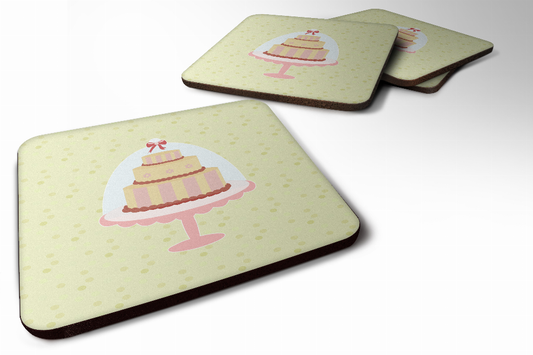 Decorated Cake Foam Coaster