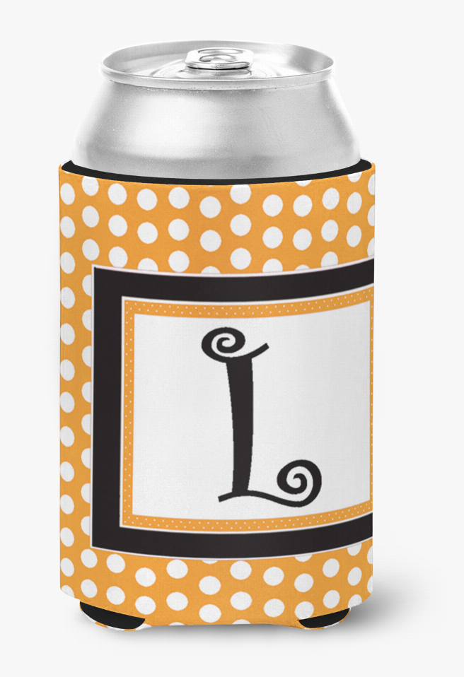 Monogram Letter Can or Bottle Hugger