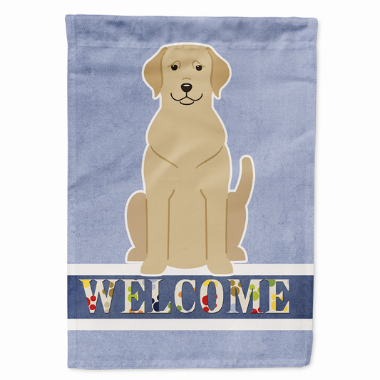 Welcome/Dog Breed Flag Canvas