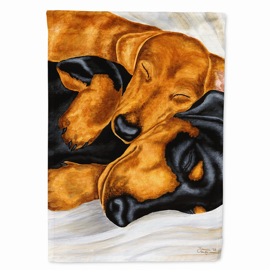 Dog Breed Themed Art Flag Canvas