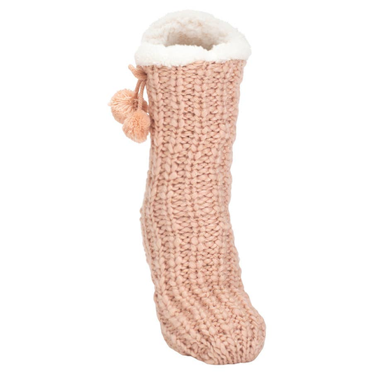 Women's Dusty Pom-Pom Slipper Socks