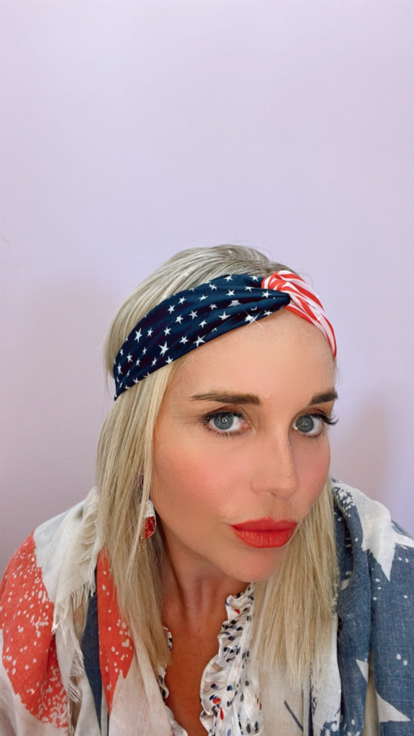 American Flag Headband