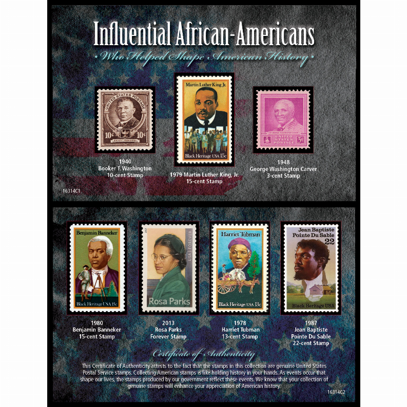 Black History United States Postage Stamp Set