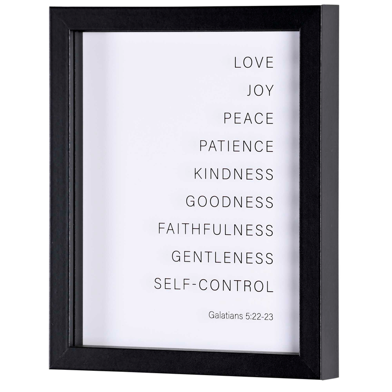 Framed Art Love Joy Peace Patience