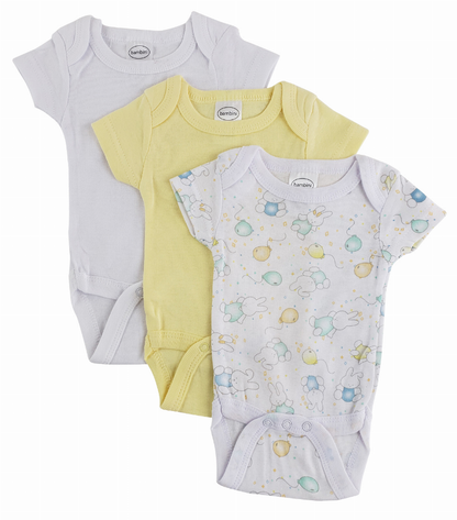 Bambini Preemie Girls Printed Short Sleeve Variety Pack