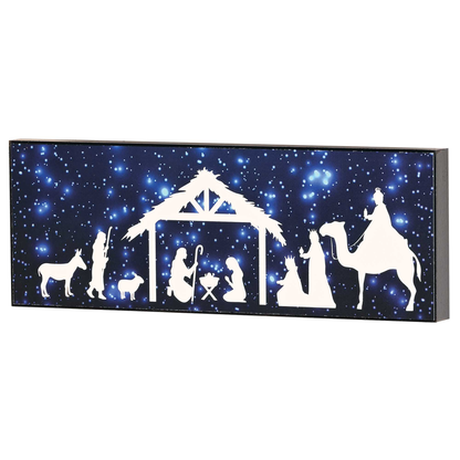 Wall Plaque Holy Family Silhouette