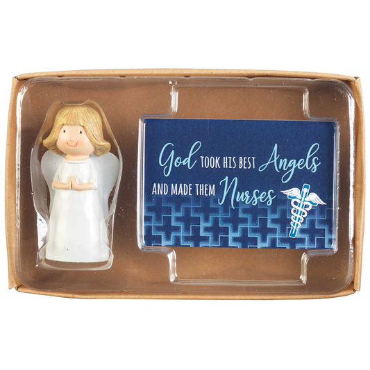 Angel Figurine Nurse God Took His Best