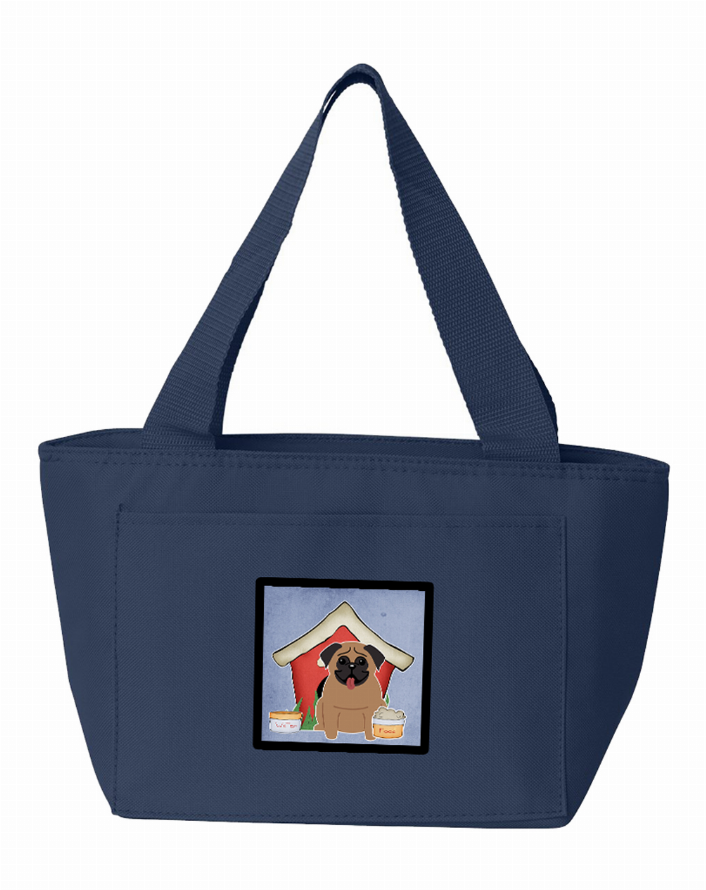 Dog House Collection Pug Brown Lunch Bag