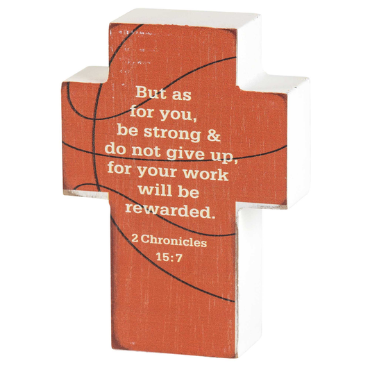 Tabletop Plaque Cross Basketball