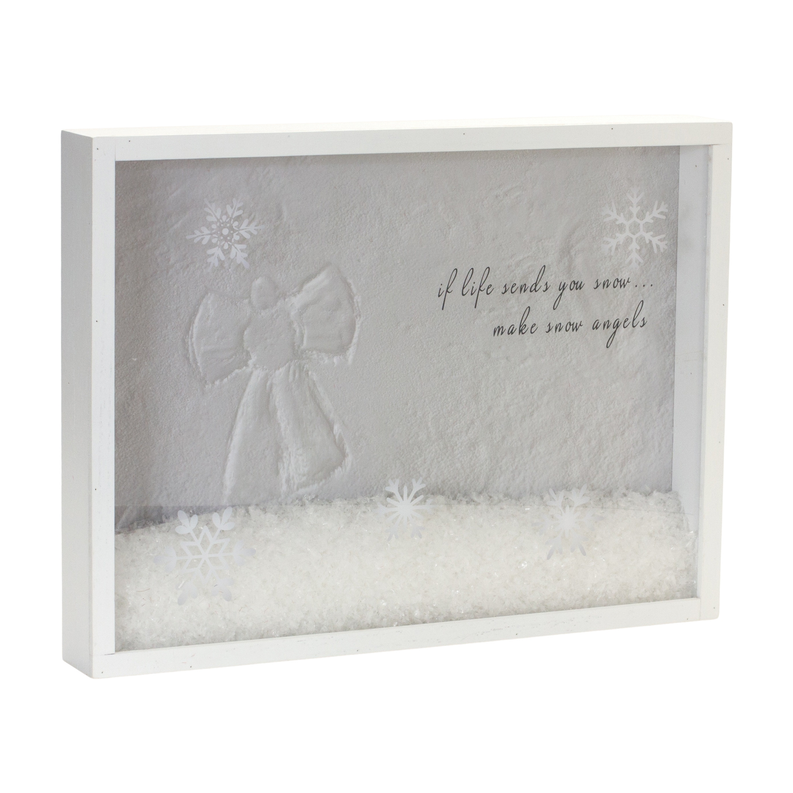 Snow Angel Shadow Box