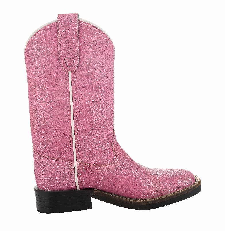 Tuffrider Children's Pink Glitter Western Boot