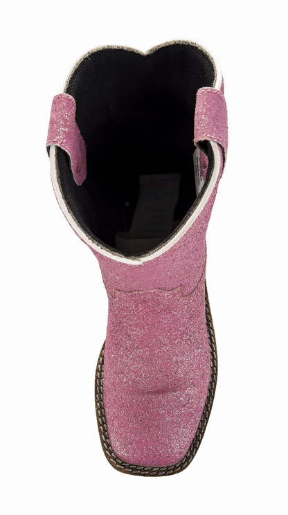 Tuffrider Children's Pink Glitter Western Boot