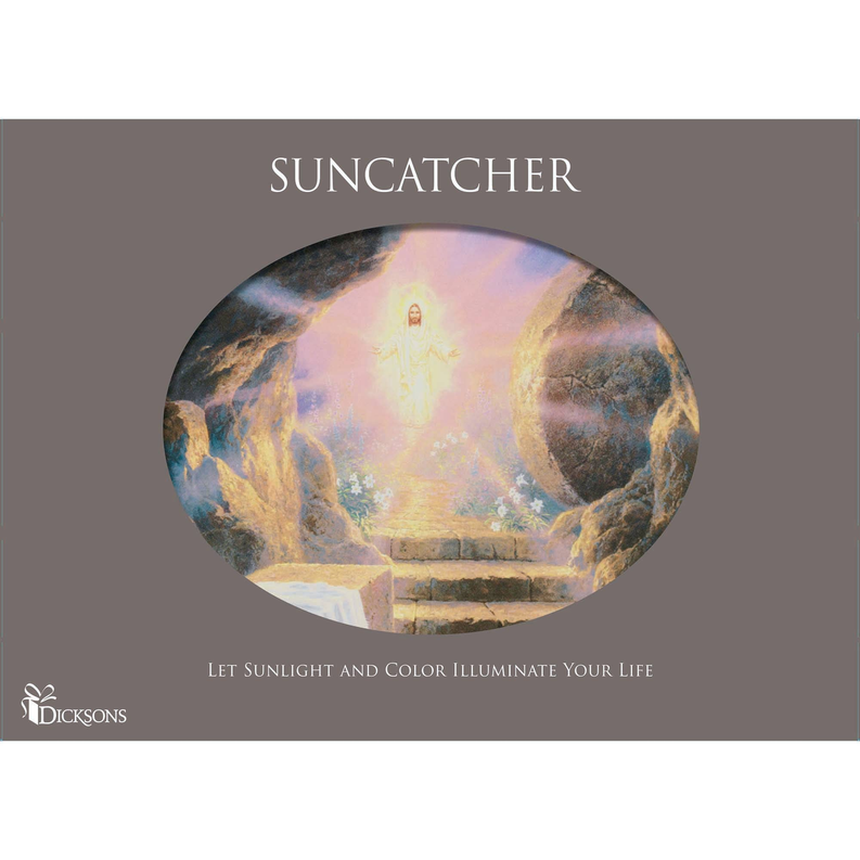 Suncatcher Christ Is Risen 8In Rectangle