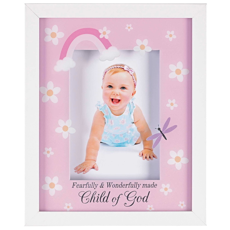 Photo Frame Baby Child Of God Pink 8x10