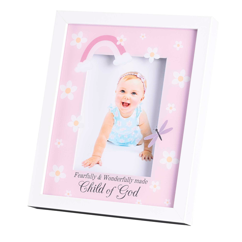 Photo Frame Baby Child Of God Pink 8x10