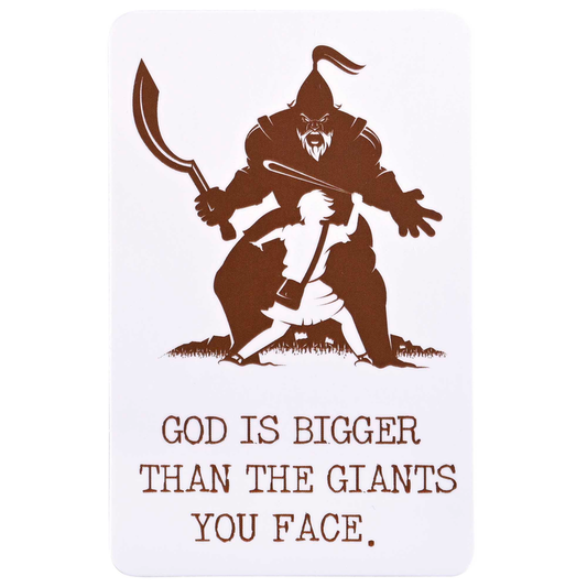 Pocketcard God Is Bigger Than The Giants