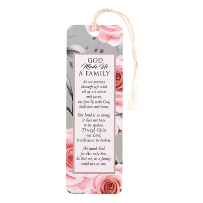 Tassel Bookmark God Made Us A Family