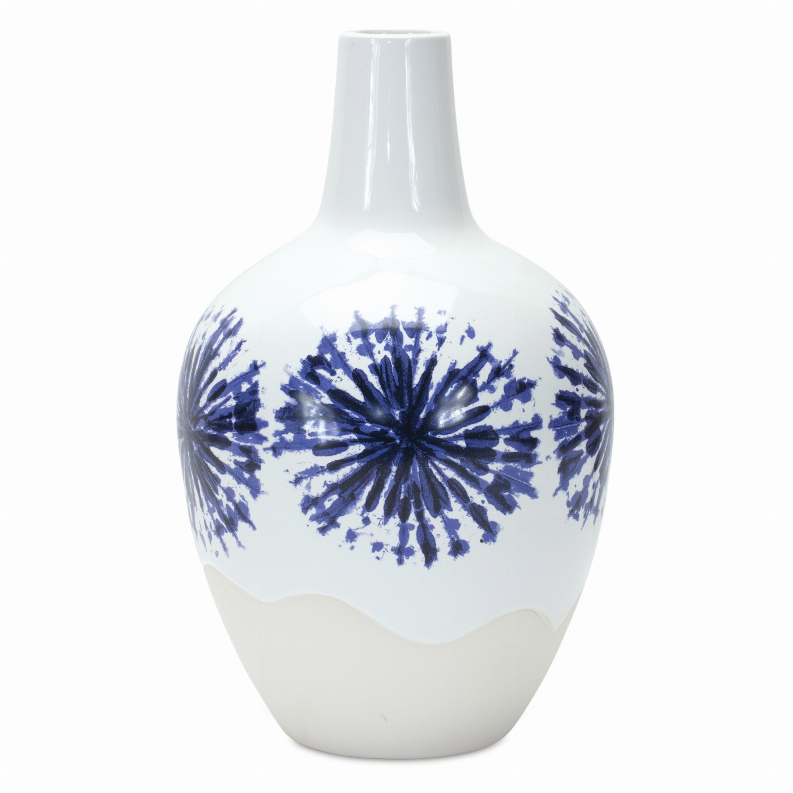 Vase 6.5"D x 11"H Ceramic