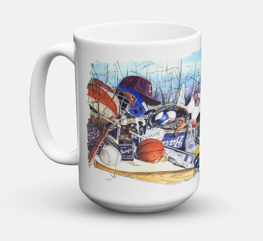 Sports Coffee Mug 15 oz