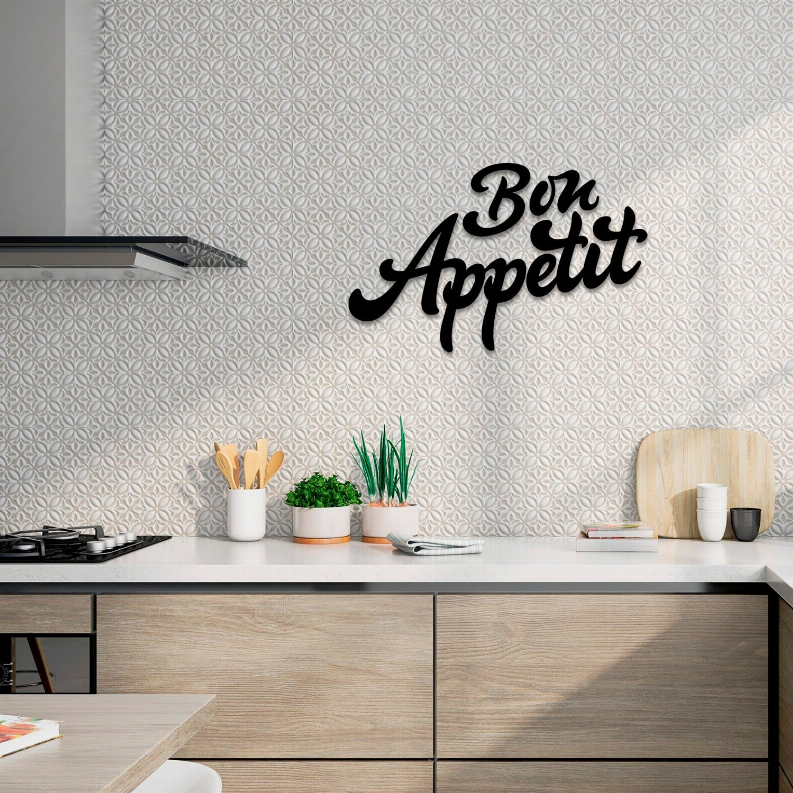 Bon Appetit Metal Wall Art