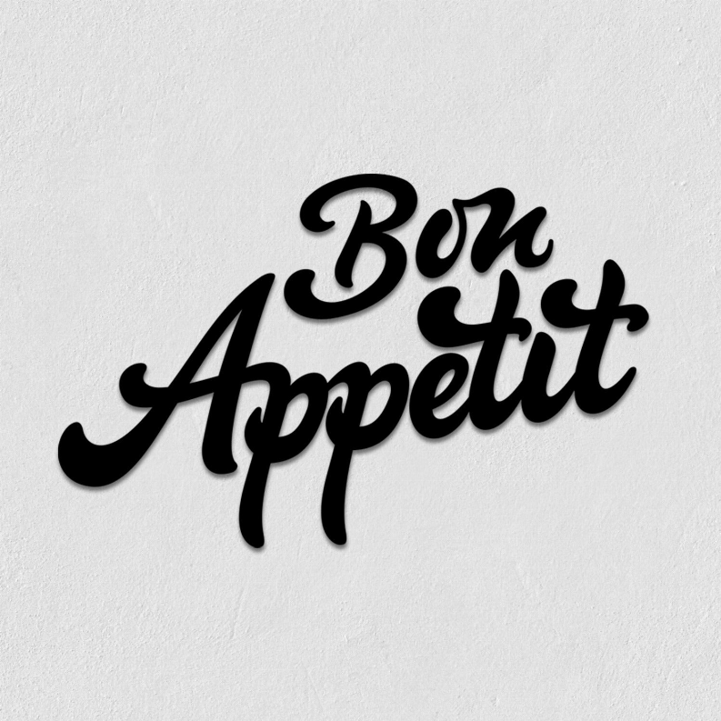 Bon Appetit Metal Wall Art