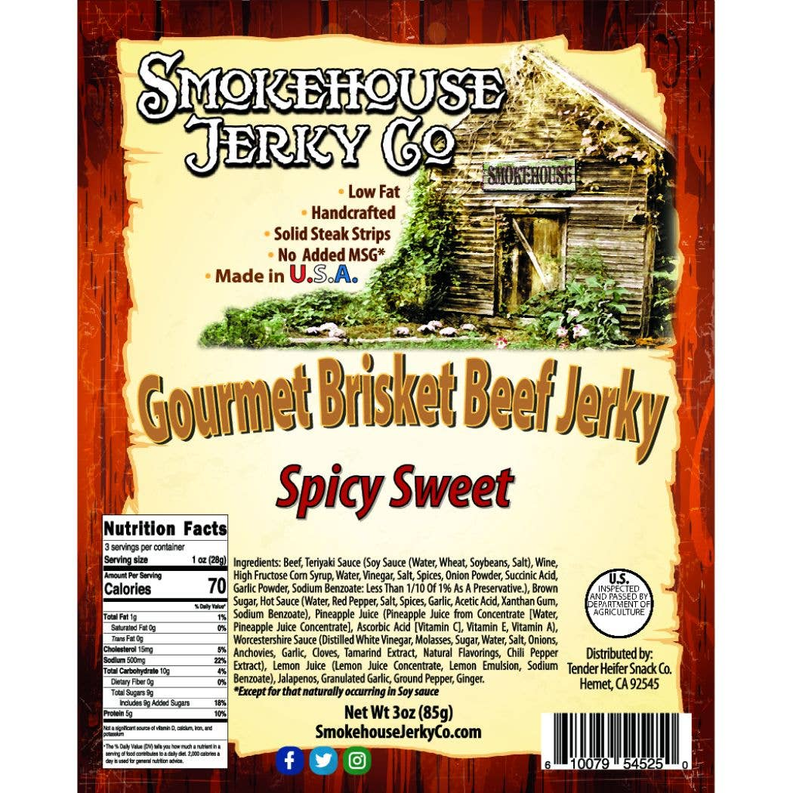 Spicy Sweet Beef Jerky