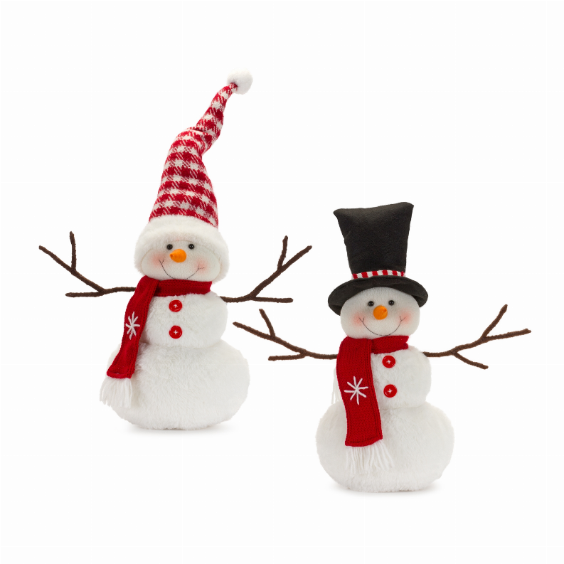 Snowman (Set of 4) 17"H, 1 Set of 24"H Polyester