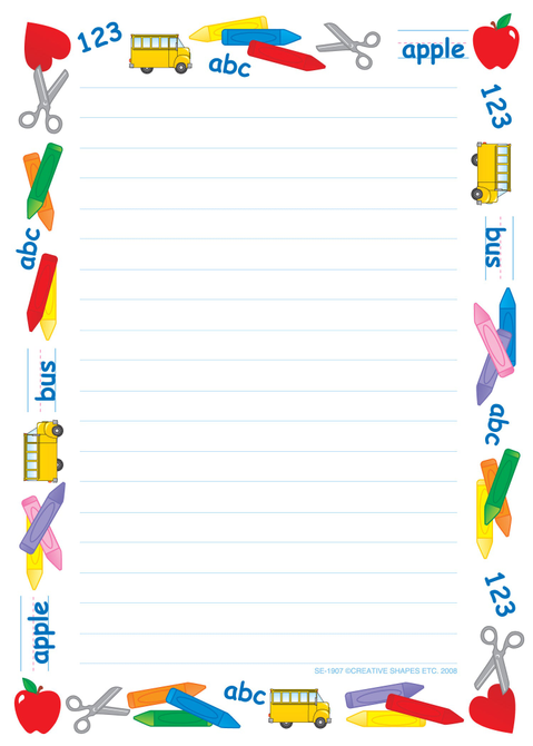 Large Lined Notepad