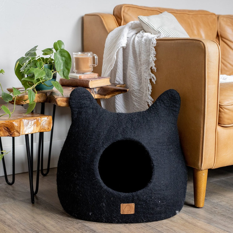 Whimsical Cat Ear Cave Bed