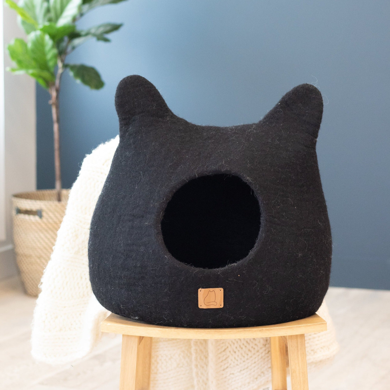 Whimsical Cat Ear Cave Bed