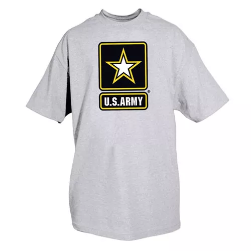 Army Star T-Shirt Grey