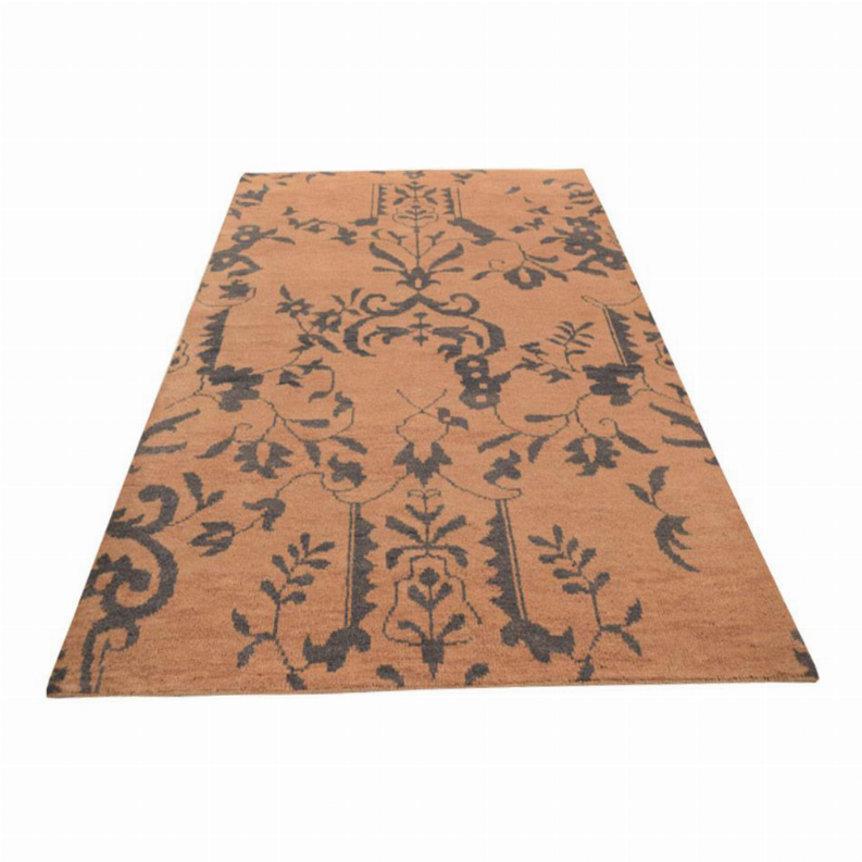 Rugsotic Carpets Hand Knotted Wool Area Rug Floral