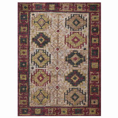 Rugsotic Carpets Hand Knotted Sumak Jute Eco-friendly Area Rug Oriental