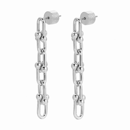 SMALL MARGAUX 6 or 10 LINKS DROP EARRINGS