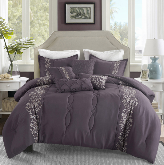 Bristol 7 Piece Bedding Comforter Set