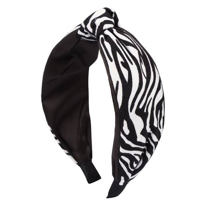 ZEBRA PRINT HAIR CLASP