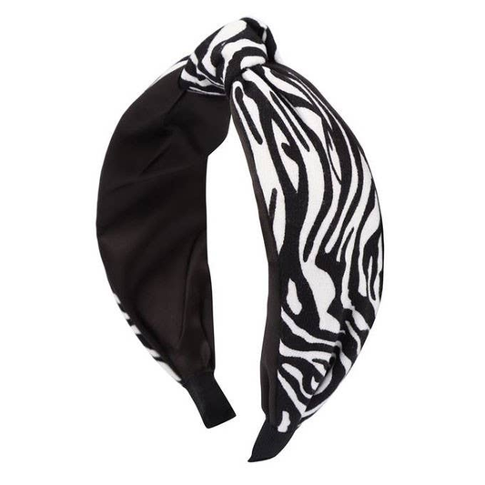 ZEBRA PRINT HAIR CLASP