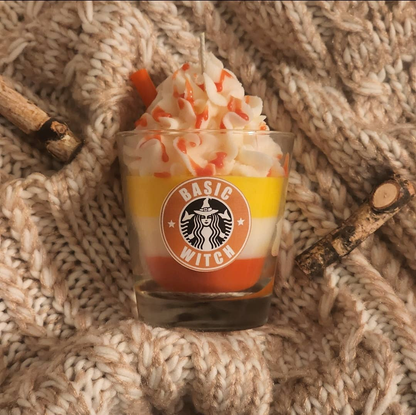 Candy Corn Cafe Theme Soy Candle