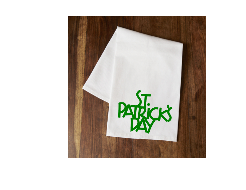 St. Patrick's Day Tea Towel 1